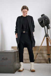 Henriette Steffensen Fleecejacke/Cardigan soft black