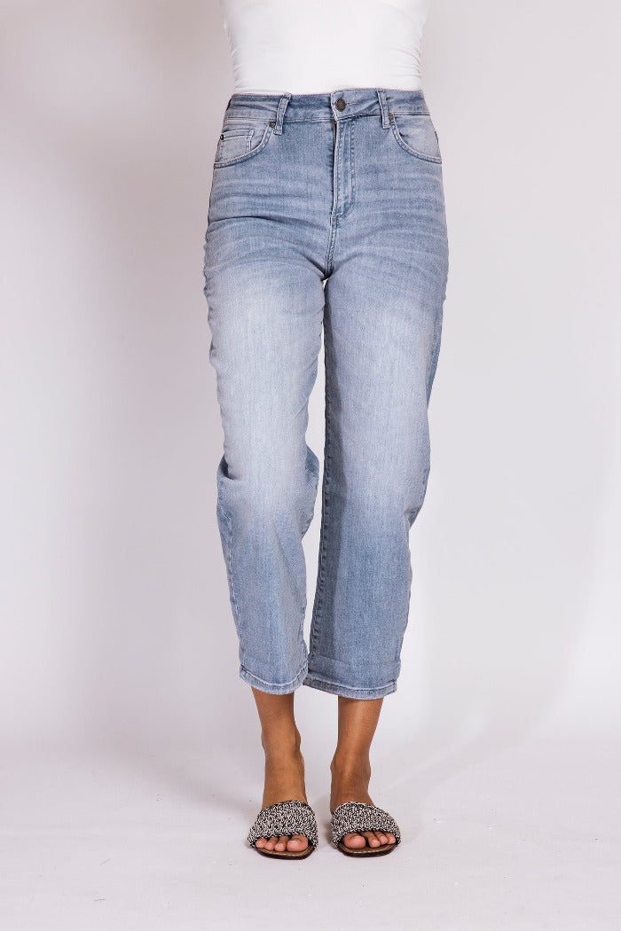 Zhrill Jeans Iza blue, blau, helle Waschung, used look