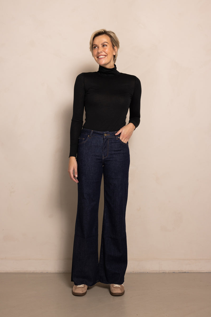 Zhrill Jeans Tona, blue, dunkle Waschung, weites Bein