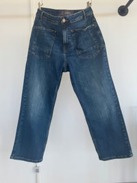Zhrill Jeans Yve, blue, mittlere Waschung, aufgesetzte Taschen, high waist