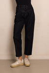Zhrill Jeans, Hose ZHJOY, dunkelblau, blau, verkürzte Beinlänge