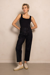 Zhrill Jeans Joy, blue, dunkle Waschung, high waist, Passe