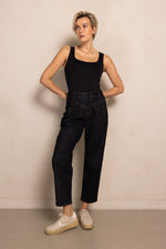 Zhrill Jeans Joy, blue, dunkle Waschung, high waist, Passe