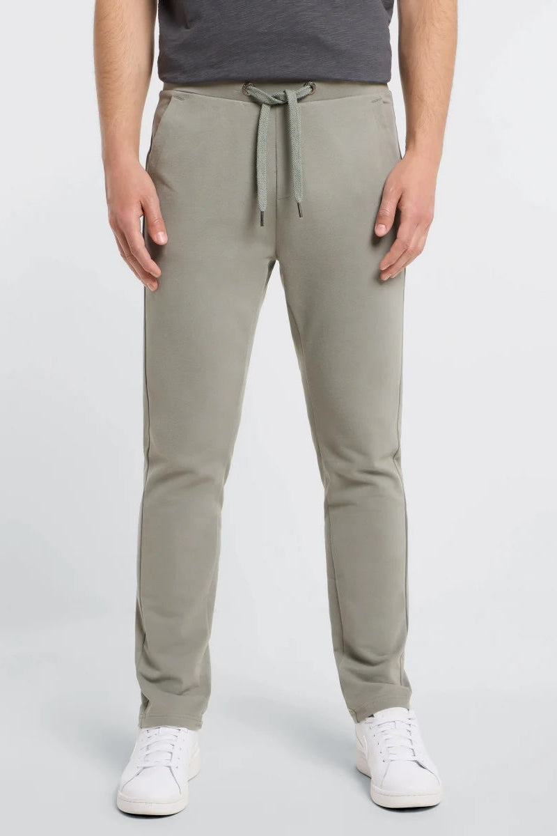 Elbsand Men Sweathose Jonte stone, unifarben, Joggpants, Jogginghose, Gummibund, Kordelzug