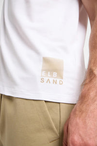Elbsand Men T-Shirt Klaas bright white