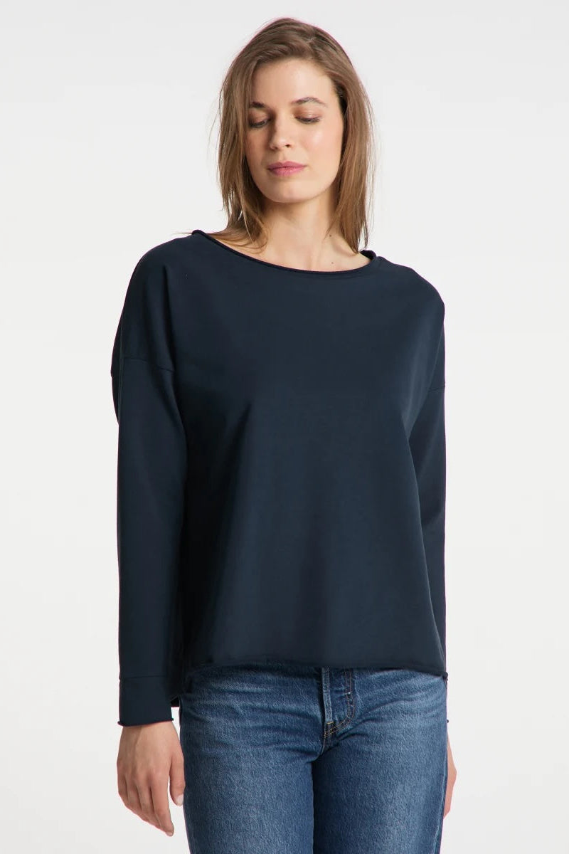 Elbsand Sweatshirt Riane coldwater, Sweater, dunkelblau, blau, Rundhalsausschnitt