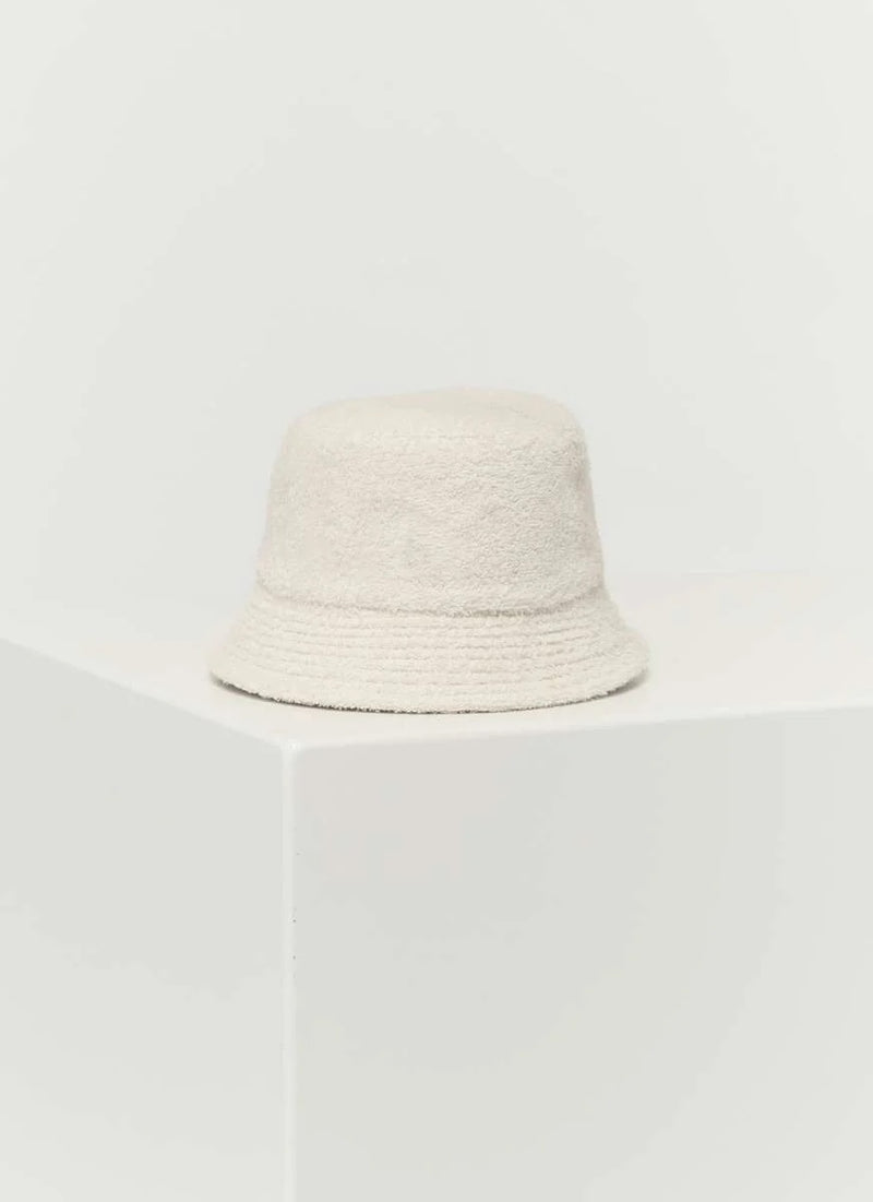 Espadrij Sonnenhut/Hut Frottee creme, unifarben, unisex, Krempe, Baumwolle