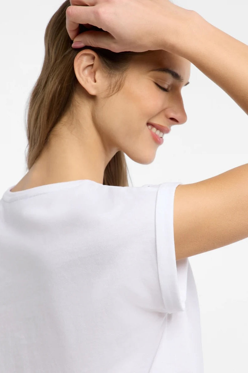 Elbsand T-Shirt Eldis bright white