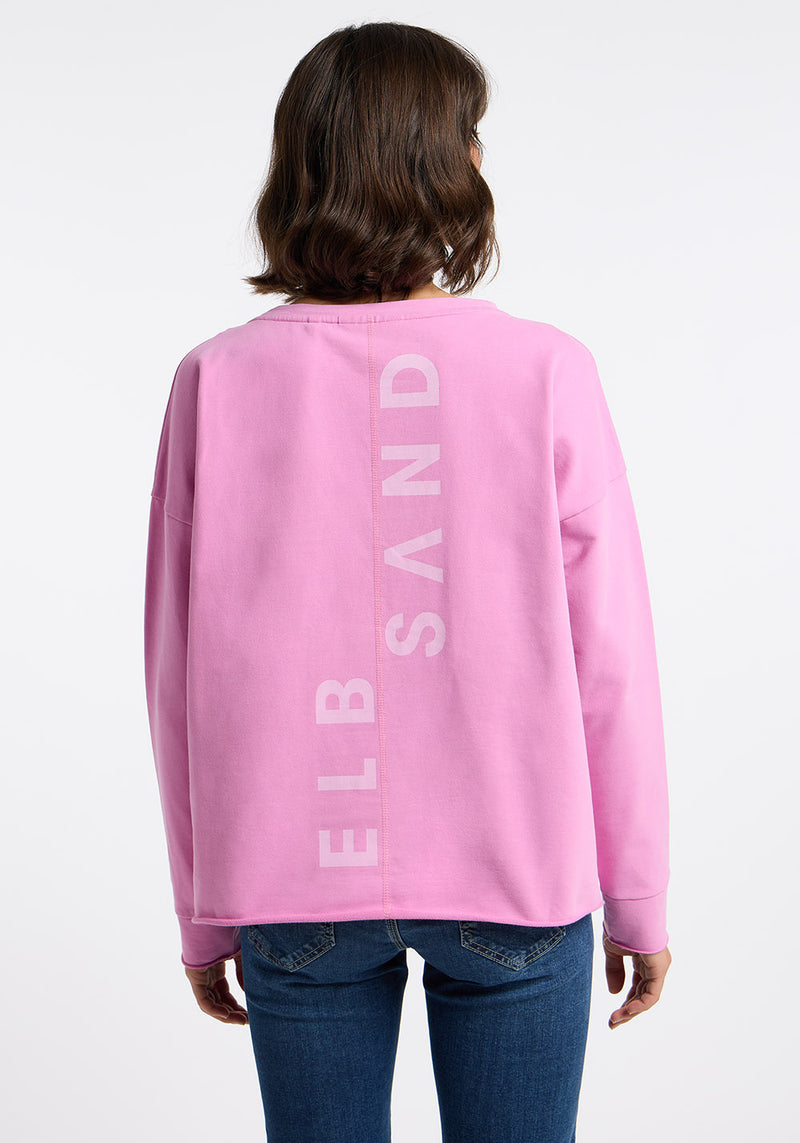 Elbsand Sweatshirt Riane pink mauve