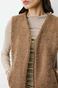 Grace & Mila Teddyweste Avery taupe