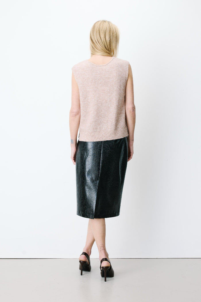 Grace & Mila Strickweste Nars beige