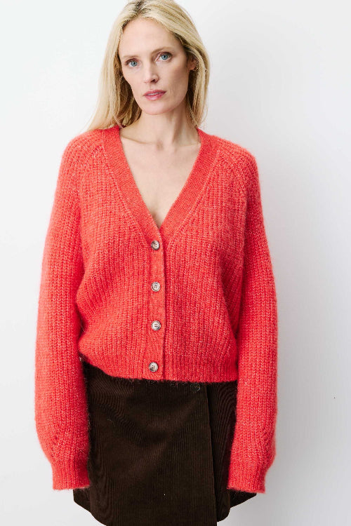 Grace & Mila Strickjacke/Cardigan Saluda sanguine/rot
