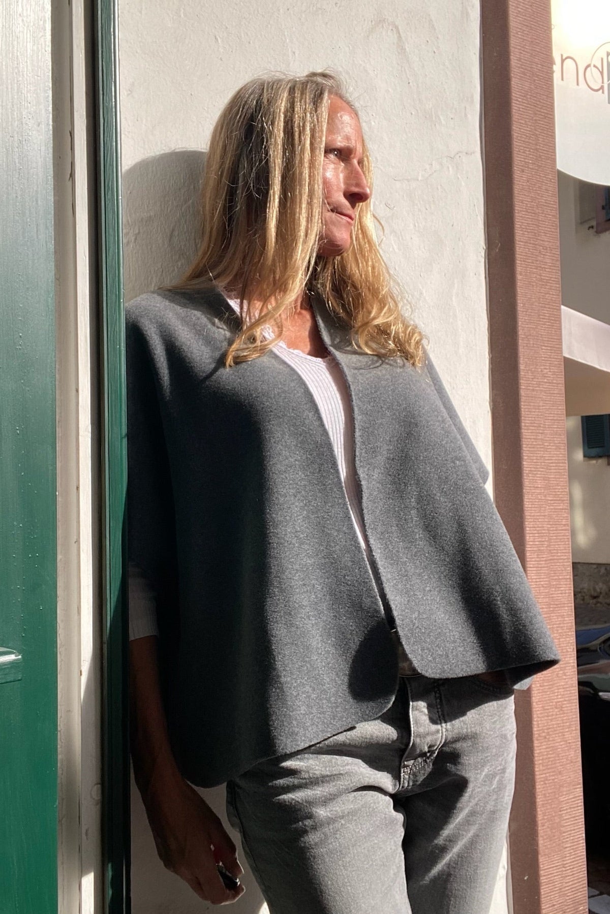 Henriette Steffensen Fleeceweste grey