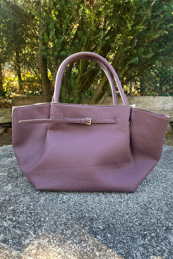 zaZa´z Handtasche/Schultertasche coffee, braun, unifarben, Magnetverschluss, Polyurethan