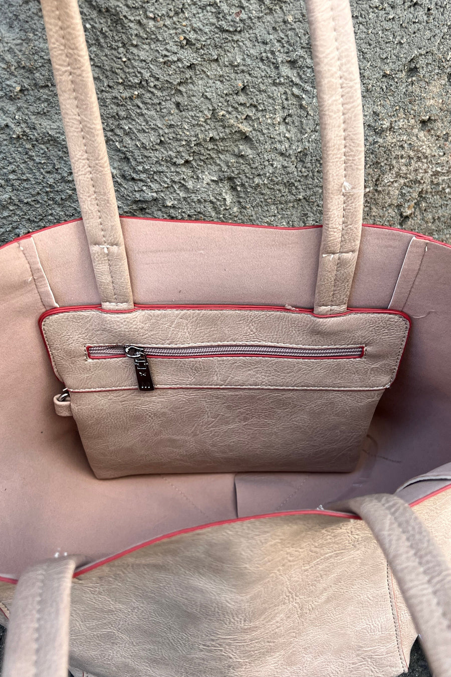 zaZa´z Tasche taupe/pink
