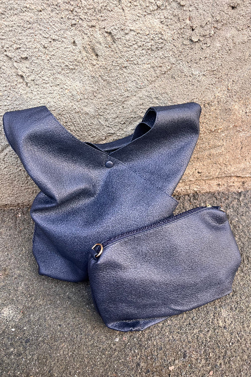 TrendVille Beuteltasche dunkelblau