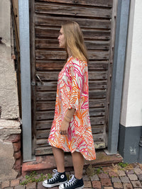 Smith & Soul Sommerkleid coral print