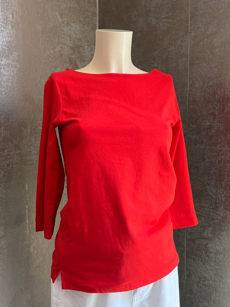 Milano Longsleeve Shirt in poopy red