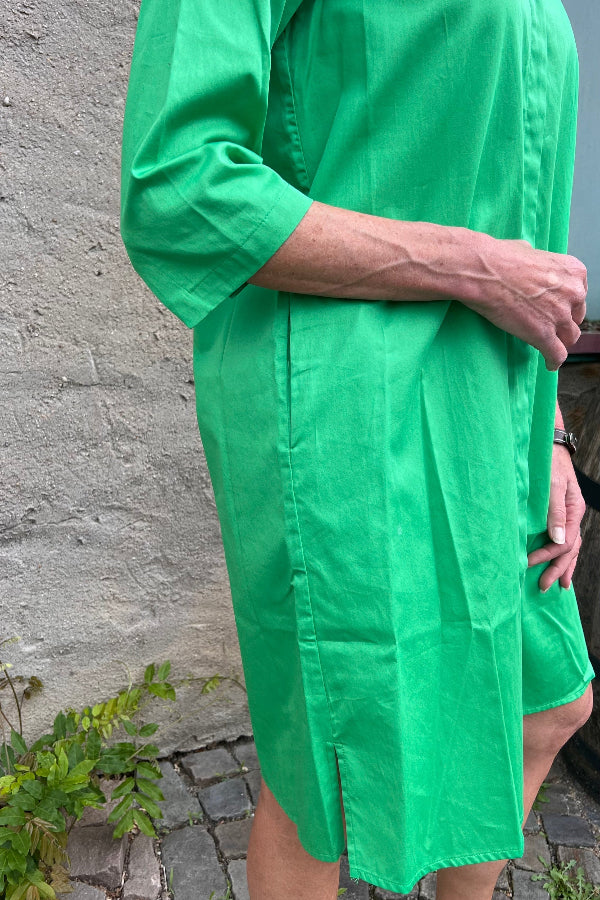 Milano Hemdblusenkleid apple/grün