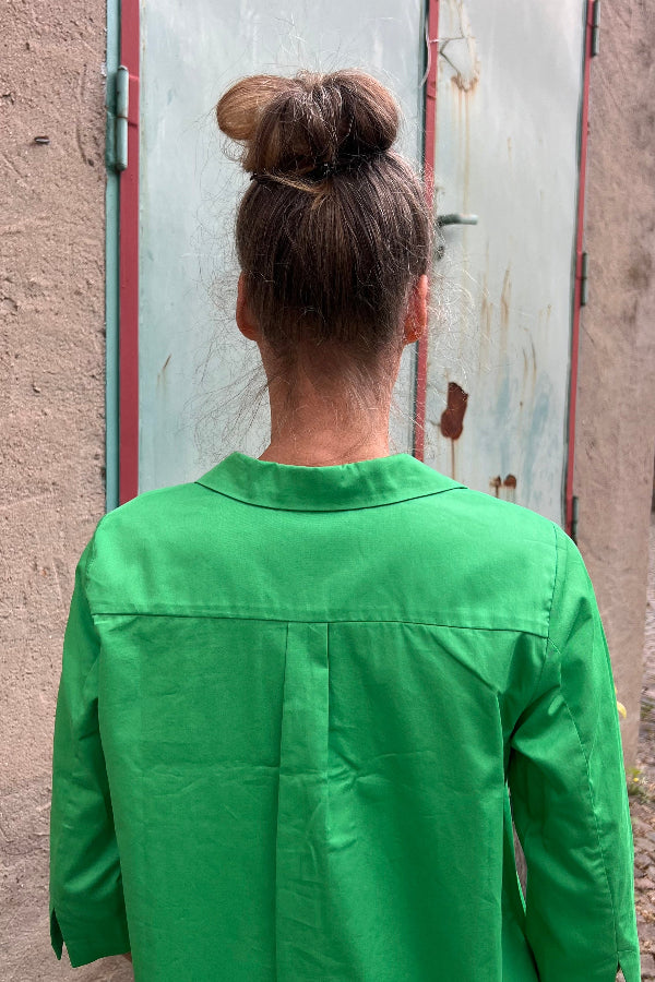 Milano Hemdblusenkleid apple/grün