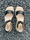 Espadrij Sandalen Lyon High schwarz