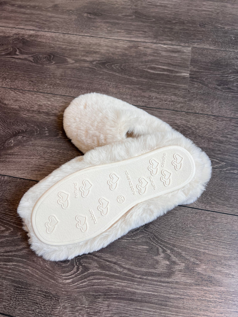 Espadrij Hausschuhe Chausson Furry beige