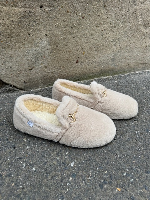 Espadrij Hausschuhe Ballerine Cozy beige