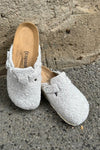 Espadrij Hausschuhe Cloq Curly grau/gris
