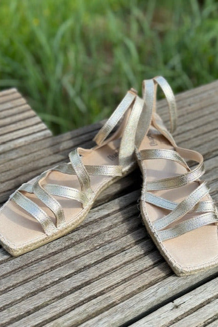 Sandale Gold Espadrij Lóriginale