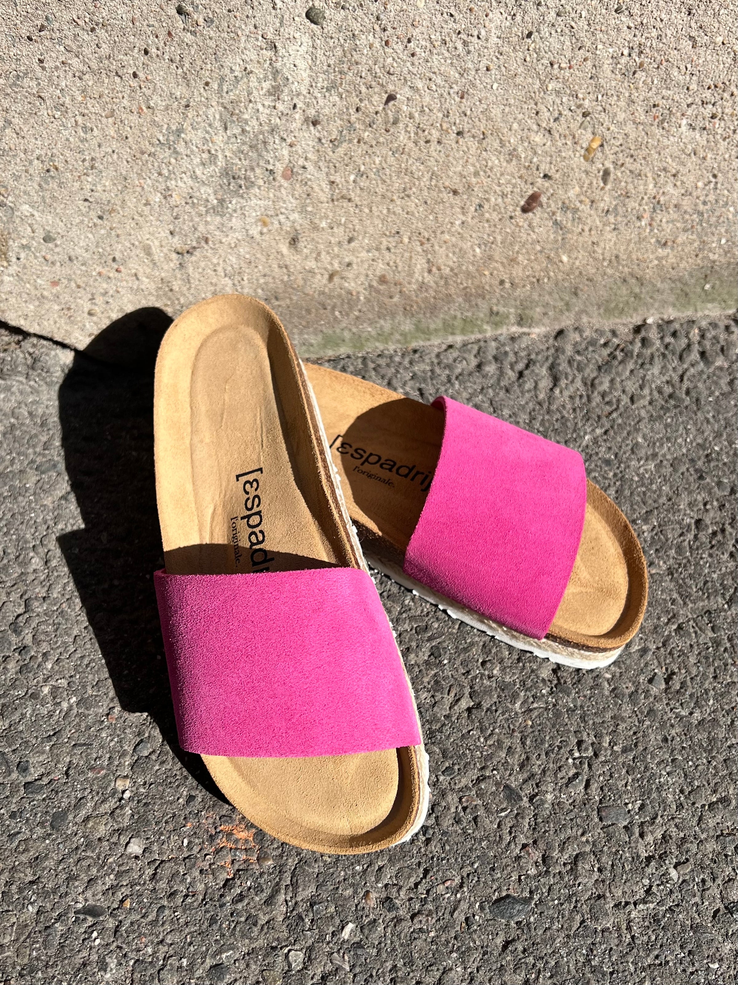 Espadrij  Pantolette Copine Velours pink
