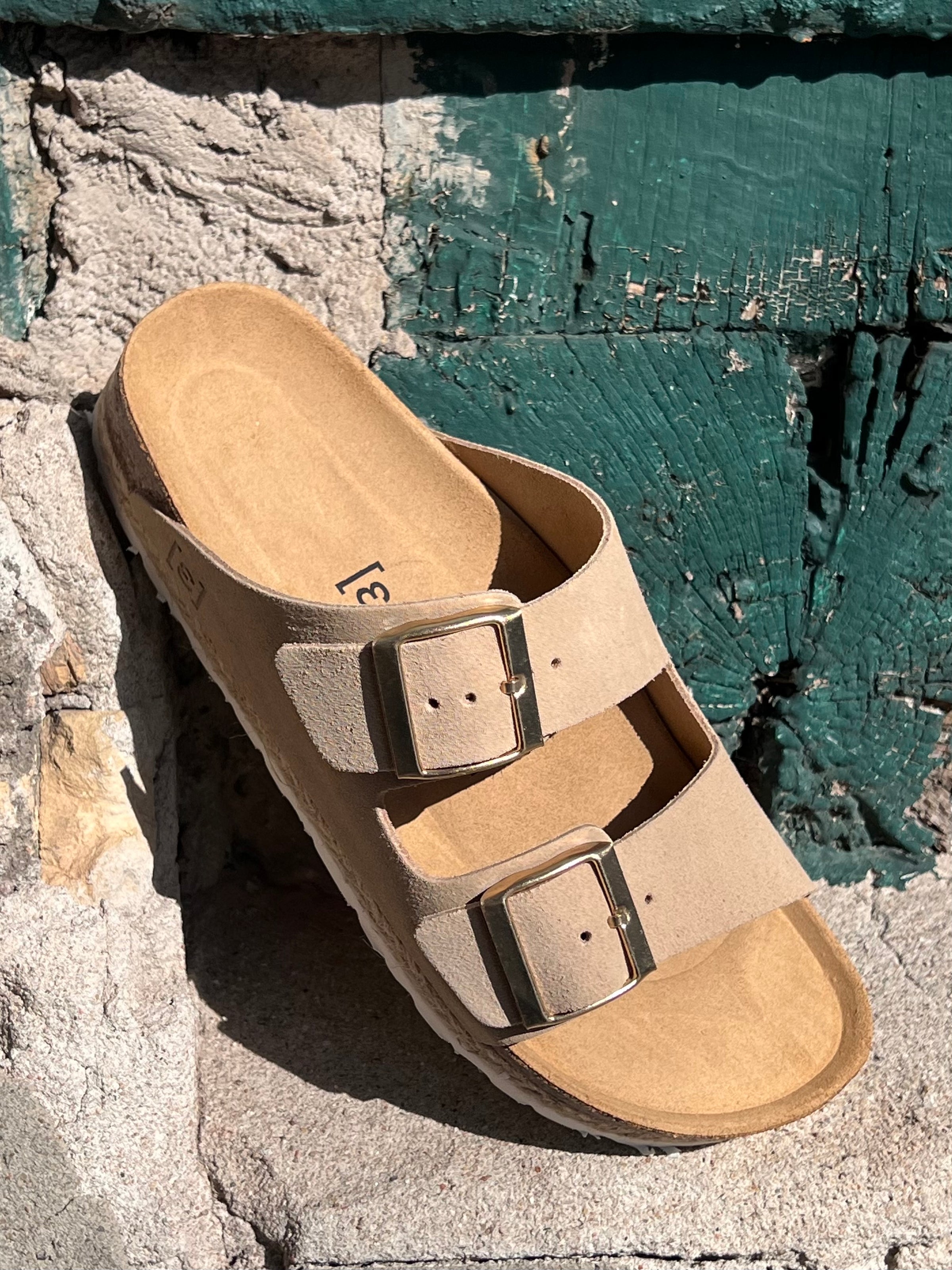 Espadrij Pantolette Ami Velours beige