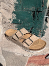 Espadrij Pantolette Ami Velours beige