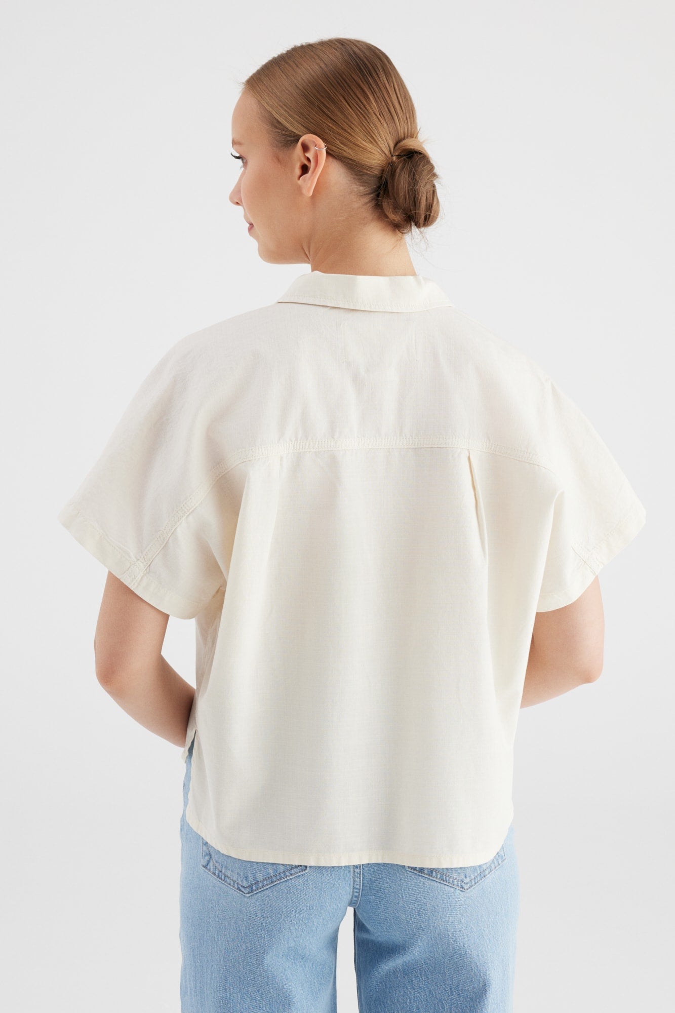 Cup of Joe Jeanshemd Jennifer ecru