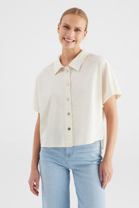 Cup of Joe Jeanshemd Jennifer ecru