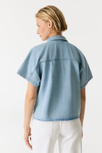 Cup of Joe Jeanshemd Jennifer light blue