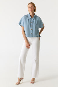 Cup of Joe Jeanshemd Jennifer light blue