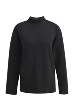 Milano Pullover, Feinstrick, Knitwear, schwarz