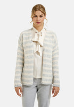 Milano Strickjacke/Cardigan cream print