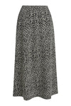 Milano Rock, black print, schwarz-grau, wadenlang, a-shape