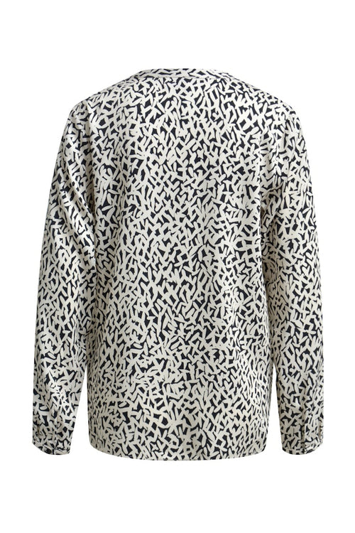 Milano Bluse black print