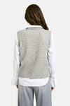 Milano Strickweste grey melange