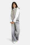 Milano Strickweste grey melange