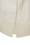 Milano Strickpulli, beige, kleiner Schlitz