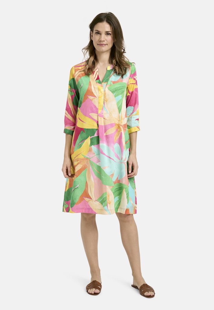 Smith & Soul Kleid, colorful print, knielang, Baumwolle