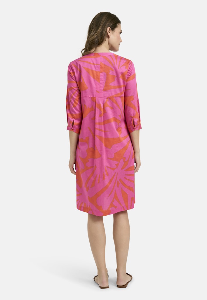 Milano Kleid neon pink print