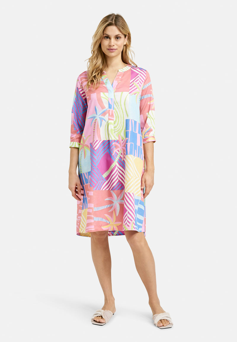 Milano, Kleid, Sommerkleid, Tunika, colorful print, bunt, Baumwolle