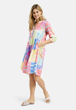 Milano, Kleid, 3/4 Ärmel, knielang, ohne Kragen