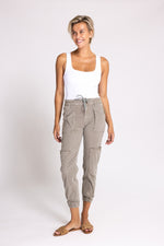 Zhrill, non denim pants, Cargohose, olive, ZHFINNA