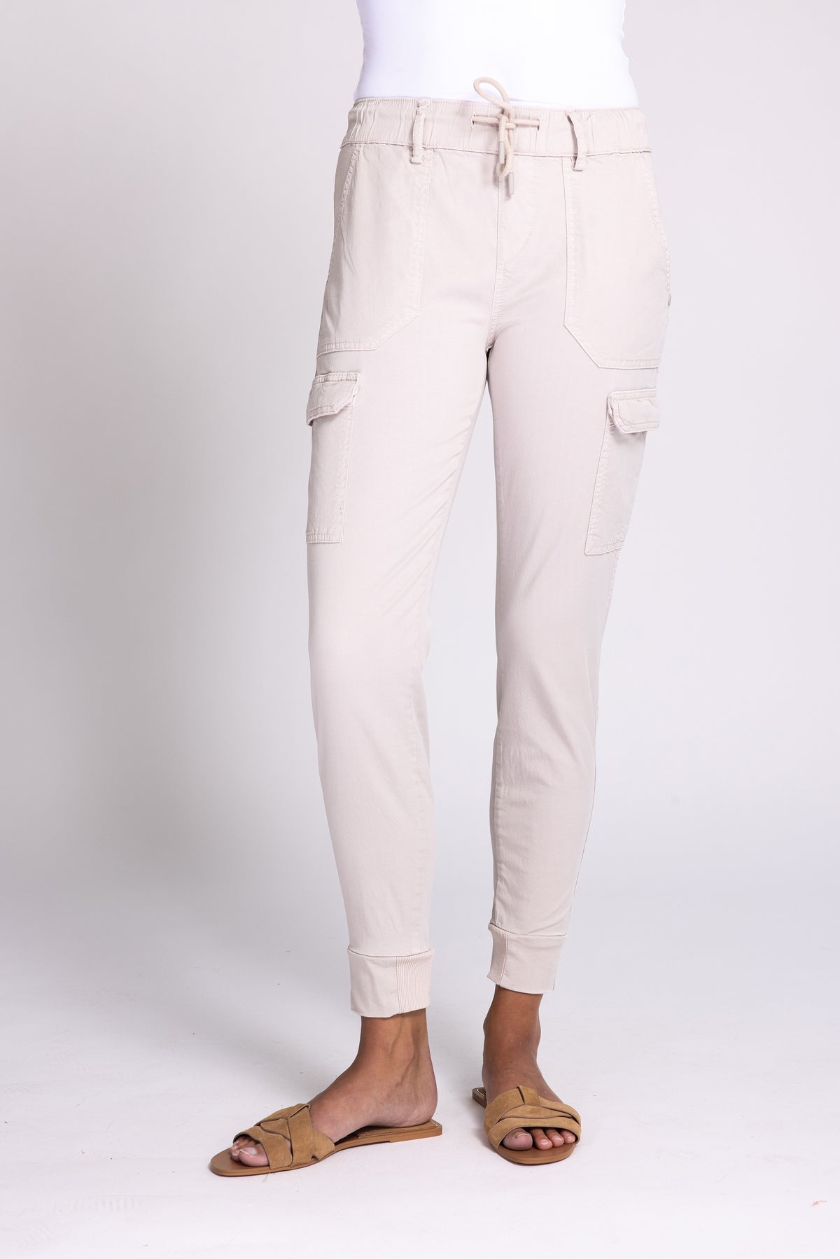 Zhreiil, Daisey, Cargopants, Sommerhose, beige