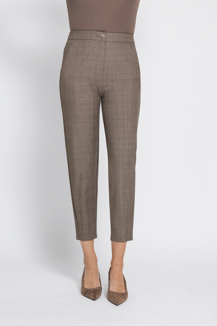 Zhrill Hose Borda kariert brown